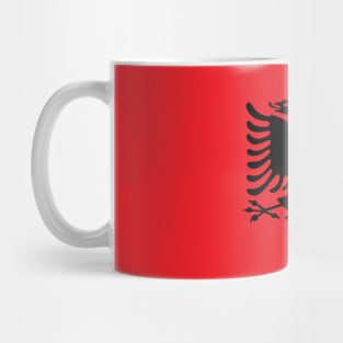 Albanian flag Mug